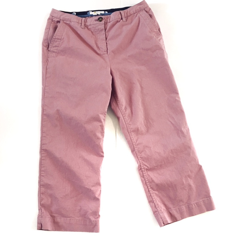 Boden Rachel wide crop chino trouser size 8P